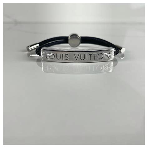 lv men's bracelet|authentic louis vuitton space bracelet.